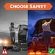 thumbnail image 4 of 2 Pack orange Led Road Flares Emergency Lights Roadside Warning Safety Disc Beacon Flashing Flare Kit Hook for Car, Truck, Boat, 4 of 5