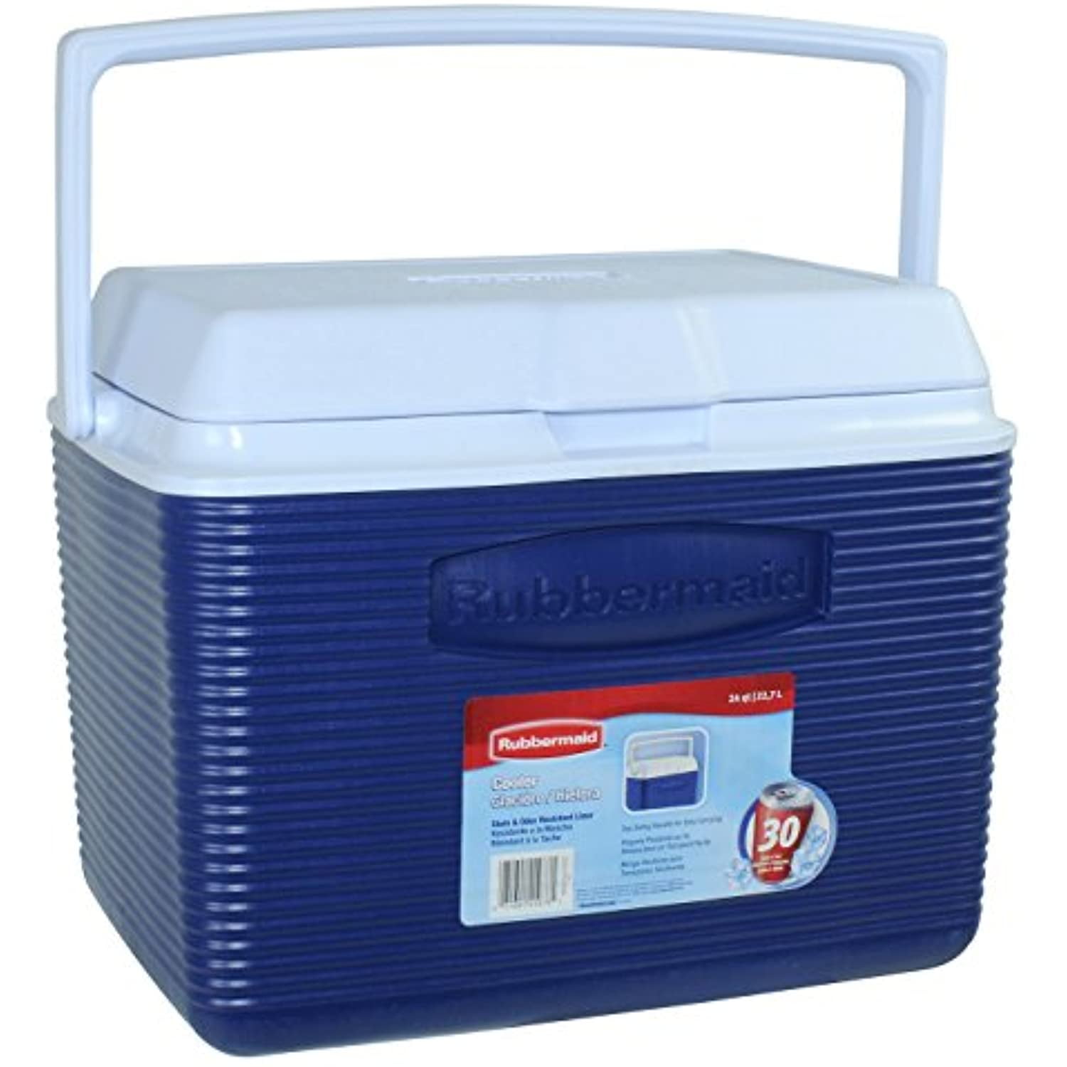 Rubbermaid Cooler, 34 Quart, Blue FG2A2002MODBL : : Home & Kitchen