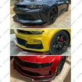 thumbnail image 2 of Front Lip Compatible with 2016-2024 Chevy Camaro LT LS RS SS, Red Line Air Dam Lower Chin Spoiler Splitter Fit for 16-24, Protection Body Kit (Matte Black), 2 of 9