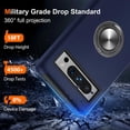 thumbnail image 3 of KOMI for Google Pixel 8 Pro Case, Slim Tough Rugged Shockproof Protective Pixel 8 Pro Phone Case with Metal Ring Kickstand for Google 8 Pro Case, Blue, 3 of 5