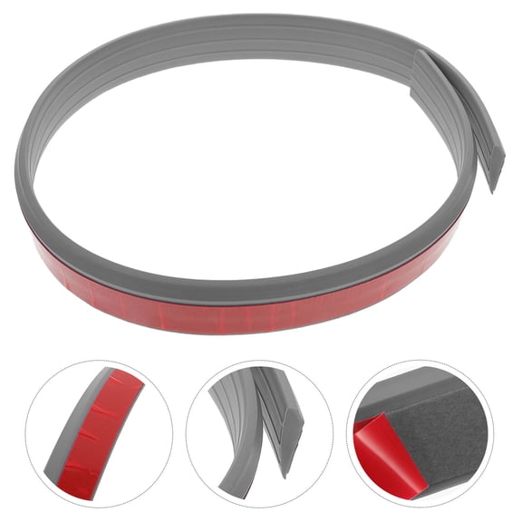 LITINKIMI Wheelchair Ramp Rubber Grey 1Pcs 25.6x0.9x0.2in