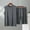 Dark Gray, variant on Men Outfits Mens T Shirt and Mens Pants Casual Sleeveless Crew Neck Summer Regular Fit Oversized Jogging Track Suit L-XXXXXL