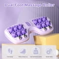thumbnail image 6 of Dual-Wheel Foot Massager - Portable Foot Massage Roller for Home/Office Use, Plantar Fasciitis Rollers Improved Circulation-Green, 6 of 10