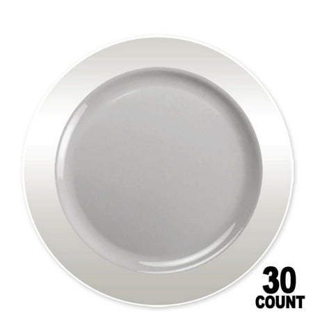 

9 Magnificence 30 Plastic Dinner Plate Clear (2 Set)
