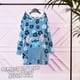 thumbnail image 2 of Manta con capucha Disney para adolescentes Minnie Mickey Stitch Blue, 2 of 7