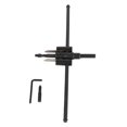 thumbnail image 1 of 30-300mm Adjustable Black Circle Hole Saw Drill Bit Set DIY Woodworking Tool, 1 of 3