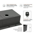 thumbnail image 6 of Mocoloo 30 by 22 Inch Stainless Steel Undermount Single Bowl Kitchen Sink, 6 of 8