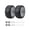 11×4.00-5, variant on Flat Free Sturdy Tire for Lawn Mower & Zero Turn – Heavy Duty 450lbs Capacity – Centered Hub Wheel with 1/2", 5/8", 3/4" Ball Bearings – Replacement Front Tire for Bad Boy, Garden Carts – 2 Pack