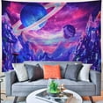 thumbnail image 3 of ZAXARRA Tapis Décoratif en Toile de Fond Imprimé Ciel Étoilé, 3 of 9
