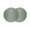 Green, variant on Teal Grey Ombre Round 13 Inch Placemats Set of 6, Gradient Contemporary Abstract Art HeatResistant Non Slip Place Mats for Dining Table, Wipeable Braided Kitchen Table Mats for Housewarming