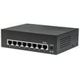 thumbnail image 6 of Intellinet 8-Port Gigabit Ethernet PoE+ Switch | 60W, VLAN, Fanless, Desktop | NDAA-compliant, 6 of 9