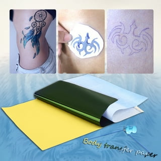 100 Sheets Tattoo Paper Transfer Paper A4 Tracing Paper Stencil Paper  Tattoos Graphite Pa