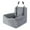 Grey, variant on Dog Booster Car Seat for Small Dogs Under 30lbs, Washable Travel Bed with Memory Foam, Detachable Cover, 2 Storage Pockets & Safety Leash, Non- Bottom