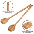 thumbnail image 2 of OUNONA 2PCS Wooden Cooking Spoons Set, Handle Mixing Utensils, Handmade Kitchen Tools for Home & Restaurant, 2 of 6