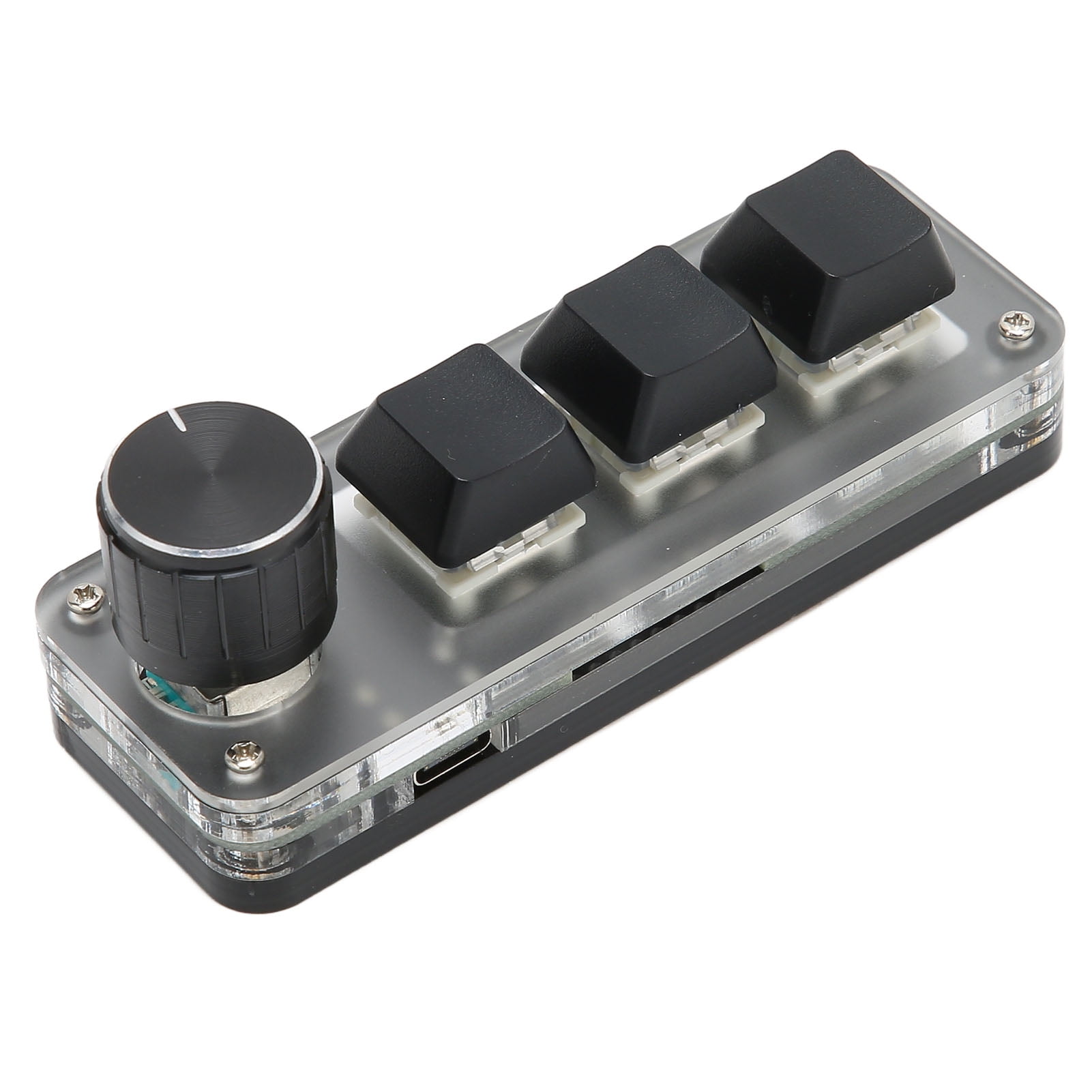 FAGINEY USB Mechanical Keyboard,3 Key Small Keypad Multifunctional