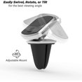 thumbnail image 4 of SCOSCHE MEVSR MagicMount Elite Magnetic Vent Mount for Car, Silver, 4 of 5