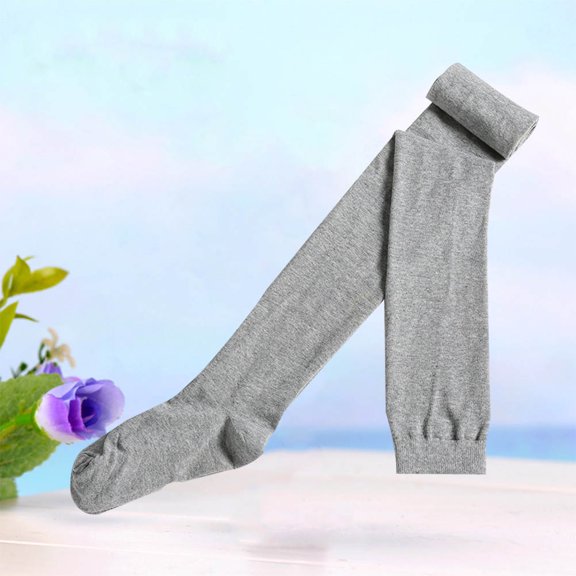 LOLIPPYY over-the-calf socks for women Socks Light Grey 1 Pair Casual for Winter