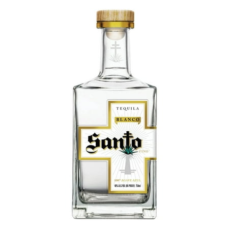 Santo Blanco Fino Tequila, 750 ml Bottle, 40% ABV