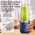 thumbnail image 6 of Multifunction 2 Cups Portable Fruit Juicer Blender 6 Blade Juice Mixer Mini Ice Blender USB Charging Wireless Juice Extractor, 6 of 9