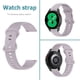 thumbnail image 2 of Correa de reloj Banda de reloj inteligente para Samsung Galaxy Watch 4 (Lavanda pequeña), 2 of 9