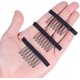 thumbnail image 5 of Peines para pelucas, pinzas para pelucas de 7 dientes, dientes de acero, tela duradera de poliéster, peines para pelucas, gorros para postizos, accesorios para pelucas, herramientas (negro), 5 of 5