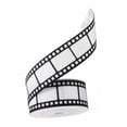 thumbnail image 1 of GUOOL Filmstrip Ribbon, 4.5 M, DIY Decoration Material Made of Polyester, Gift Wrapping Ribbon for Cake Boxes, Theme Party, Wedding Decor 2.2cm, 1 of 9