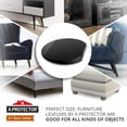 thumbnail image 3 of Niveladores para muebles X-Protector, 16 piezas, 5 cm, goma negra, 3 of 6