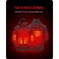 thumbnail image 2 of Chaqueta térmica DEWBU 12V Soft Shell de 5 zonas, negra, talla L, 2 of 6