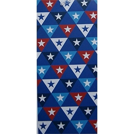 Red White And Blue Star Beach Towel