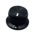 thumbnail image 4 of Perillas de control de potenciómetro Perilla de control de volumen y tono con llave Perillas de pedal de guitarra Perilla portátil tipo sombrero de Negro, 4 of 8