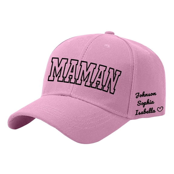 Gsakboxl Trucker Hat DIY Custom Name Letter Baseball Cap, Personalized Fashion Sun Hat for Mother's Day Birthday Gifts