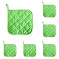thumbnail image 2 of 4-10Pcs 7x7 Inch Heat Kitchen Holders with Trivets for Everyday Cooking - Baking and Serving Needs, Cotton Oven Holder Great Heat Resistance Non Hot Pads, 2 of 5