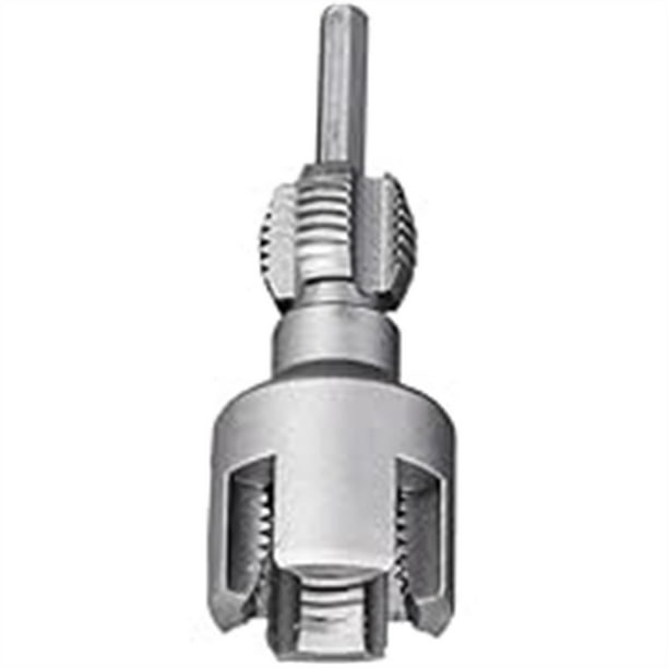 Cortador de rosca interna para tubos de PVC | Abreroscas de aleación de doble extremo para tuberías de agua, PPR y sistemas de riego | Encaja en 1/2" y 3/4" | Herramienta sanitaria duradera