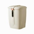 thumbnail image 1 of Komiseup Airtight Rice Dispenser Cover Rice Bucket For Cereal Grain Flour Rice Beans Pet Food CountertopLarge Rice Storage Container With Lid Proof Household Cereal, 1 of 7