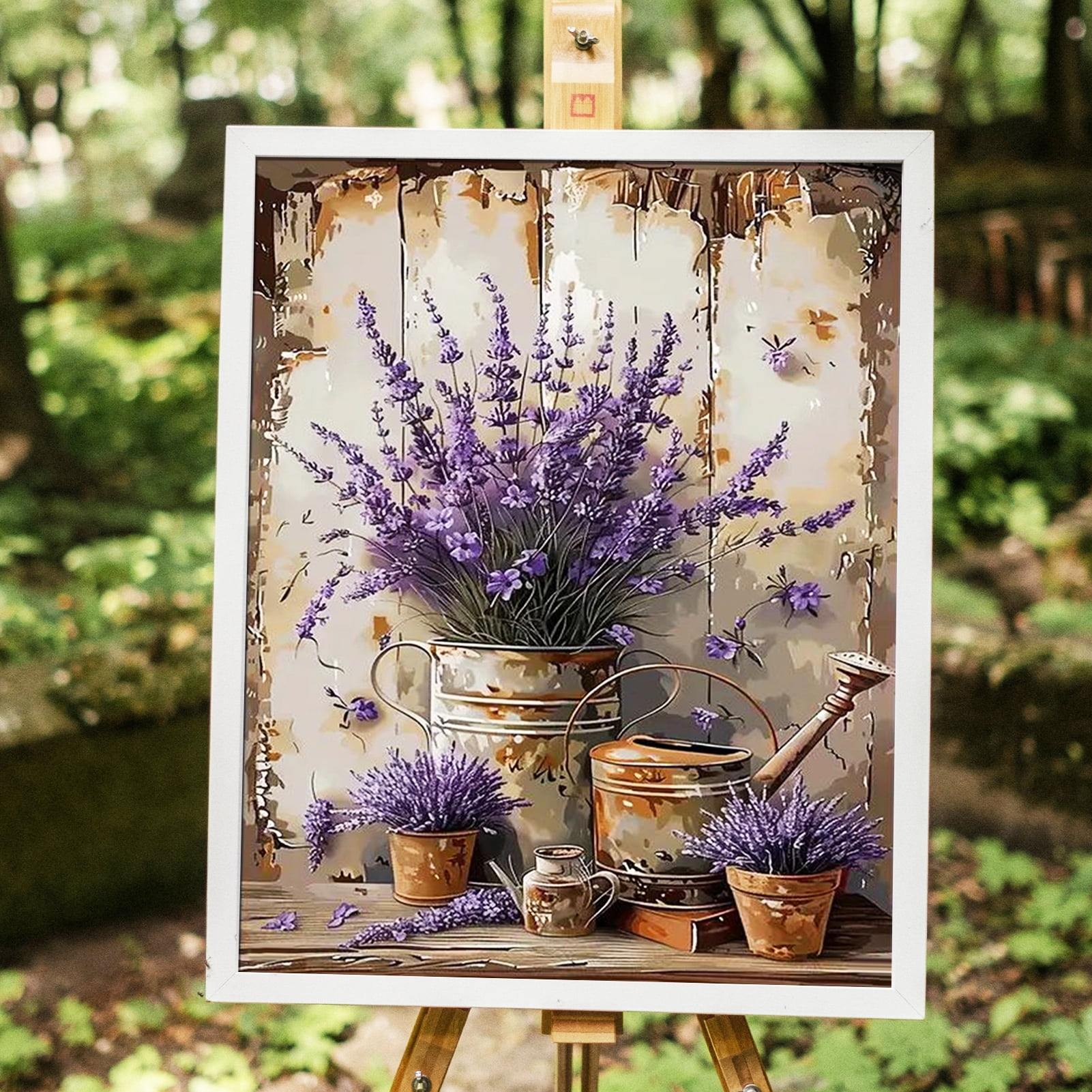 JYLMOOD Paint by Numbers for Adults Kits, DIY Easy Painting by Numbers for Gift Home Wall Decoration 16x20in without Frame