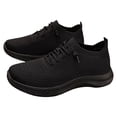 thumbnail image 2 of AUDeals Women's Orthopedic Walking Shoes, Lightweight Slip On Sneakers with Arch Support for Plantar Fasciitis (Black, 6), 2 of 6