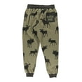 thumbnail image 4 of LazyOne Men's Jogger Sweatpants, Cozy, Warm, Pockets, Mountain Made, Moose (Medium), 4 of 7