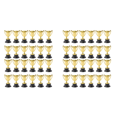 thumbnail image 4 of 48Pcs Golden Mini Award Trophy Prizes Decor Plastic Reward Prizes Kindergarten Awards Trophy with Black Base, 4 of 10