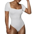 thumbnail image 1 of Body Gibobby para mujer con control de barriga Color sólido blanco M, 1 of 5