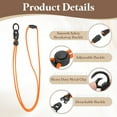thumbnail image 3 of Uxcell Neck Lanyard Breakaway Badge Lanyard with Detachable Buckle for Keys and ID Badges Orange, 3 of 7