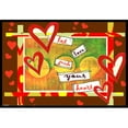 thumbnail image 1 of Carolines Treasures PJC1113JMAT Tapis Intérieur & Extérieur "Let Love Guide Your Heart" - 24 x 36 Po., 1 of 4