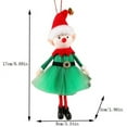 thumbnail image 3 of Chmadoxn Christmas Decorations Xmas Tree Decor Christmas Cute Doll Small Christmas Tree Decoration Pendant Christmas Tree Ornaments Gifts for Xmas Wedding Holiday, 3 of 5