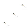 thumbnail image 2 of yingyy Model Railway Lamp Outdoor 1:87 Scale Streetlight Building LED Park Light Garden Yard Building Layout Decorations Type B Green 3Set, 2 of 6