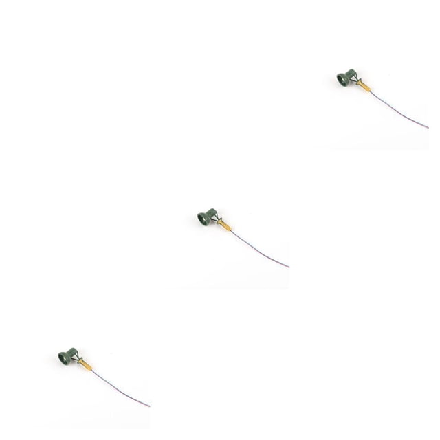 Youkk Model Railway Lamp Classical Miniature 1:87 Scale Streetlight Layout Props Accessories Single-Head LED Park Light Home Type B Green 3Set