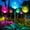 6pack, variant on Solar Garden Lights 3 Pack, Solar Lights Outdoor Decorative , Outdoor Solar Lights for Yard Decorations, Multi-Colored Changing Garden Globe Cracked Glass Ball with LED Lights