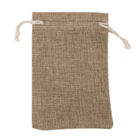 10 Pcs Drawstring Gift Bags Eco-friendly Jewelry Pouches Jewelry Packing Bags to Pack Jewelry Linen Gift Bags Jute Bags