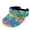 Coconut Tree Pattern, variant on Blue Tone Snowflakes Sun Visor Cap for Men, Polyester Fabric Adjustable Strap Design Sun Protection Sun Visor Hat for Outdoor Activities Running Golf