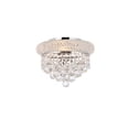 thumbnail image 1 of Elegant Lighting Primo 10" 3 Light Royal Crystal Flush Mount, 1 of 2