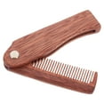 thumbnail image 1 of Miangastore Wooden Hair Comb Portable Mustache Comb Folding Pocket Comb Beard Accessory, 1 of 8