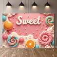 thumbnail image 5 of Yatrandify Colorful Design Sweet Banner Candy Theme Decorative Design for Kids Party Celebration Holiday, 5 of 8